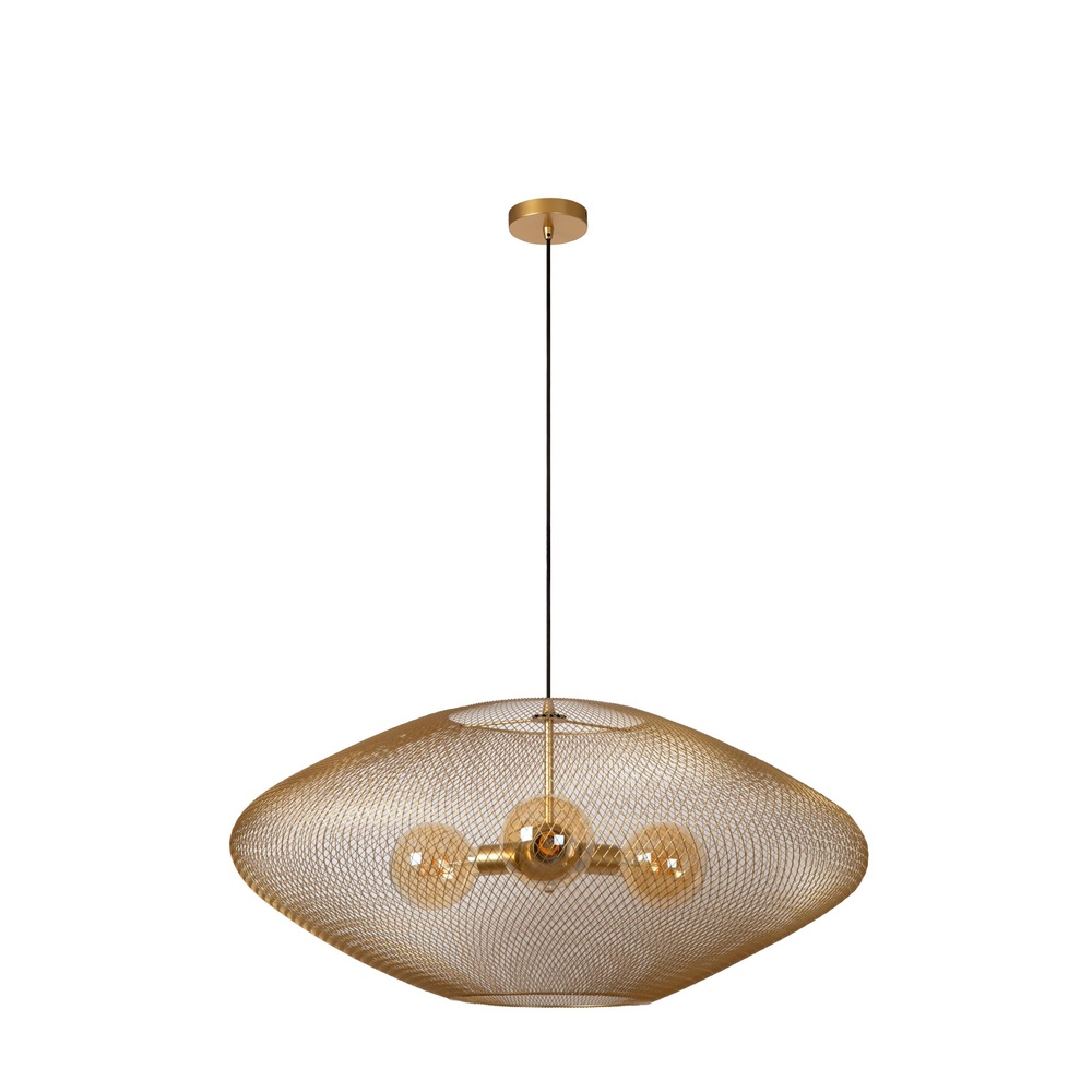 Lucide Gaas hanglampMesh Ø 85cm goud voor vide - 21423/88/02